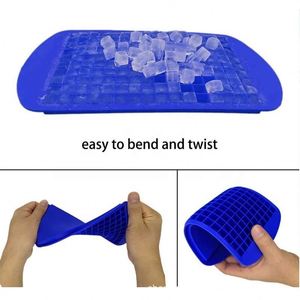 LEMT Venda Quente Food Grade Silicone 160 Grades Bandeja Cubo De Gelo Reutilizável BPA Bola De Gelo Livre Fazendo Molde <span class=keywords><strong>Mini</strong></span> Cubos De Gelo - Product Image 6