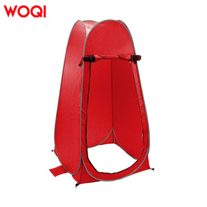 Tente de Douche/Abri Portable Pop-up Woqi 120x120x190cm Imperméable pour Extérieur Rouge Montage Automatique - Product Image 2