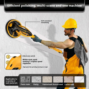 Lijadora Orbital para Paneles de Yeso con Luz LED y Aspiradora, Pulidora de Masilla para Paredes, Portátil, Recargable, Eléctrica - Product Image 3