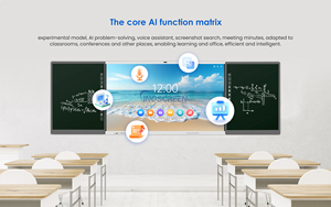 Pantalla de colaboración todo en uno INGSCREEN 4K con vista dividida, dos lápices, modo de cuidado ocular y compatible con EDLA para proyectos educativos globales - Product Image 2