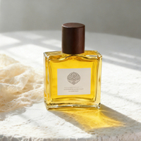 Flacons en verre givré noir de 30 ml, 50 ml, 100 ml, distributeurs de parfum vides, atomiseur avec bouchon unique pour liquides parfumés, Cologne