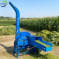 Broyeur de fourrage à haut rendement pour ensilage, paille, tiges de maïs, coupe-fourrage, hacheuse d'herbe pour l'alimentation animale en ferme