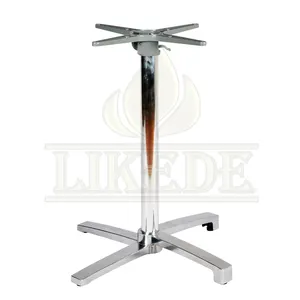 Vendita calda di prezzi bassi di alluminio impilabile staccabile gambe del tavolo pieghevole in metallo da tavolo pieghevole gambe