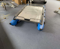 Catamaran gonflable de 3,6 m, style tout nouveau, bateau gonflable en aluminium pour la pêche