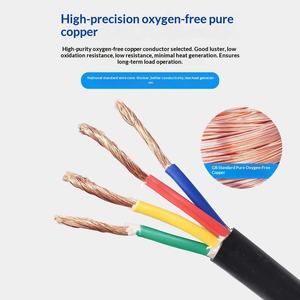 高纯度铜芯RVV电缆2/3/4芯1mm² 1.5mm² 2.5mm² 4mm²防水护套控制电源电缆线 - Product Image 3