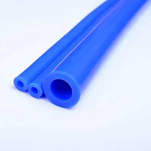 Food grade silicone hose 6*10 mm blue milk machine silicone hose silicone delivery tube
