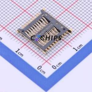 HYCW72-3IN119-160B SD Card / Memory Card Connector SMD Connector MicroSD Card (TF Card)/ UFS Card Card Holder With 1.6mm - Product Image 2