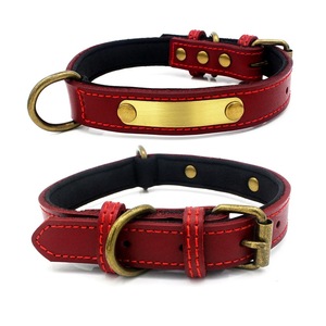 Puede evitar que los perros grandes, medianos y pequeños se liberen y se puede grabar para evitar la pérdida de <span class=keywords><strong>collar</strong></span> de perro de cuero de doble capa - Product Image 3