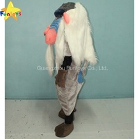 Costume de mascotte Funtoys Le Roi Lion Rafiki Mandrin Babouin Singe pour adulte Personnage de dessin animé