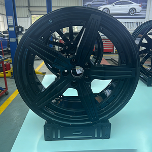 ล้อฟอร์จ 5 ก้านลายดาว ขนาด 18x8.5J 19x9.5J 20x10J สีดำเงาคาร์บอนไฟเบอร์ สำหรับรถยนต์ทั่วไป - Product Image 4