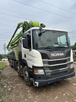 Camion pompe à béton Zoomlion Type8 Pro 63m d'occasion 2019 ZLJ5441THBSE avec moteur diesel Scania P450 180m/h à vendre