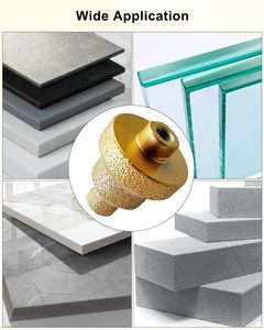 Broca Escalonada de 20, 35 y 50 mm, Broca Cónica de Diamante Tipo Pagoda, Rosca M10, <span class=keywords><strong>para</strong></span> Mármol/Hormigón/Granito/Cuarcita, Escariador Cónico <span class=keywords><strong>Multicapa</strong></span> - Product Image 6