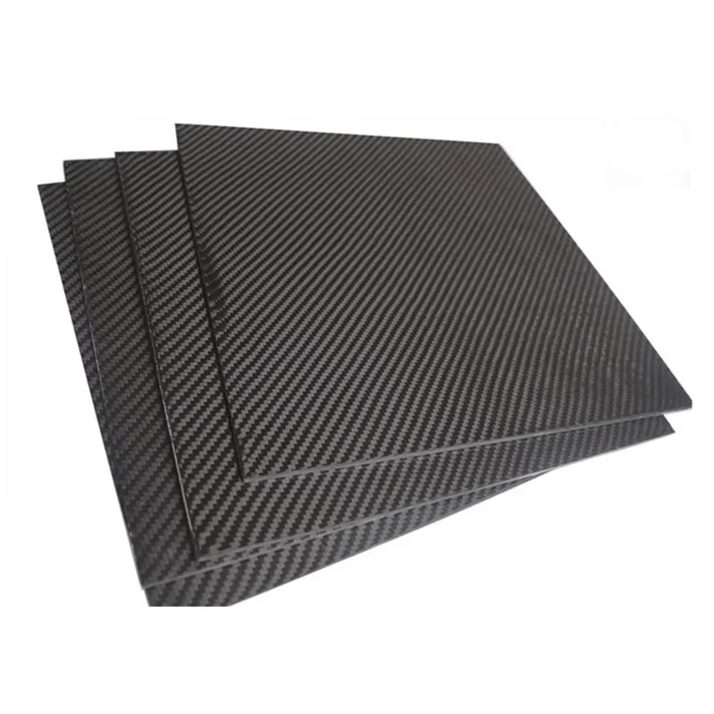 Carbon fiber laminated sheet 1mm 2mm 3mm 4mm 5mm customized CNC cutting board