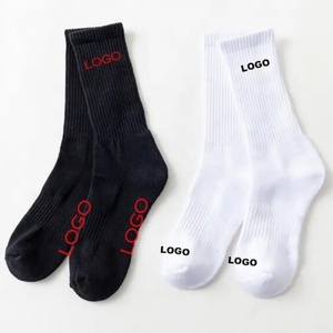 Fashion Designer Crew <b>Socks</b> Custom Logo Seamless 360 Digital Sublimation Blank Polyester Knee-high <b>Socks</b> Men Women - Product Image 2