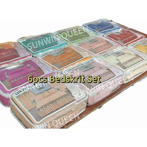 Wholesale 6PCS Quilted Bedspread Set Polyester Bed Sheet with Lace Bed Skirt <strong>Matching</strong> <strong>Curtains</strong> Small <strong>Cushion</strong> Woven Technique - Product Image 1