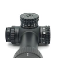 Lunette de visée Karrina Optics LPVO 1-10X28 FFP avec illumination rouge, 6 niveaux de luminosité, mise au point latérale, tube de 34 mm, lunette de visée tactique pour la chasse