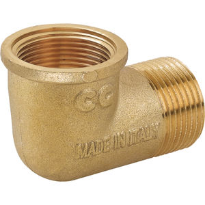 Coude mâle/femelle en laiton jaune 1 \ "1/4x1 \" 1/4 Technique de forgeage de surface lisse filetage BSPP/NPT pour tête BSPT d'eau potable - Product Image 2