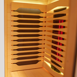 <span class=keywords><strong>Solarium</strong></span> électrique portable <span class=keywords><strong>infrarouge</strong></span> pour 1 personne Sauna en bois pour maison - Product Image 6
