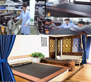 Colchão de Aquecimento de Turmalina Negra Fabricado na China com Unidades de Aquecimento Duplas e Liberação de Íons Negativos para Massagem Corporal - Bom Preço - Product Image 2