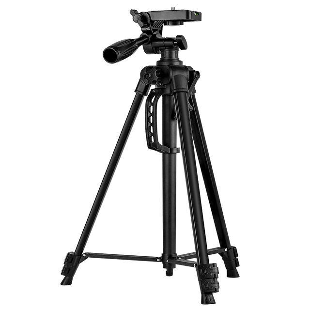 Camera Tripod with Travel Bag Cell Phone Tripod with Phone Holder Compatible with All Mobilephone Portable Lighting Stand 3 M