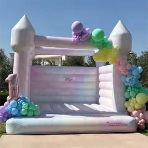 Guangzhou Factory cheap price inflatable white wedding bouncer inflatable suppliers commercial customized to adult and kid