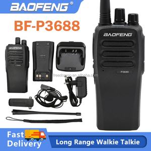BF-P3688 10W Automatic Security Handheld Two-channel Analog <b>Walkie</b>-<b>talkie</b> IPX-1 Waterproof UHF 1500-2000mAh Battery Black - Product Image 2