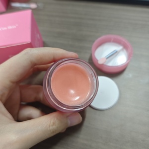 Bálsamo <span class=keywords><strong>Labial</strong></span> Hidratante y Humectante de 20g con Logotipo Personalizado y Etiqueta Privada, Mascarilla <span class=keywords><strong>Labial</strong></span> Nocturna Nutritiva con Sabor a Bayas - Product Image 3