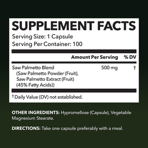 Cápsulas de Saw Palmetto de Marca Privada de Alta Calidad que promueven la Salud de las Articulaciones, Apoyan la Salud de la Próstata y el Control de Peso - Product Image 2
