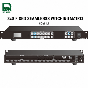 Contrôleur de mur vidéo matriciel <span class=keywords><strong>HDMI</strong></span> 4K30Hz 8x8 sans coupure, compatible multi-vues <span class=keywords><strong>HDMI</strong></span> <span class=keywords><strong>DVI</strong></span> pour conférences et expositions - Product Image 1