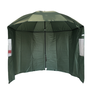 Vente en gros 3m pêche à la carpe chasse parapluie vert <span class=keywords><strong>Brolly</strong></span> parapluie tente avec pare-brise amovible - Product Image 1