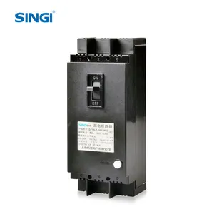 Disyuntor eléctrico de seguridad de aire, caja moldeada, MCCB, disjoncteur Singi, serie DZ15LE, fabricante de fábrica