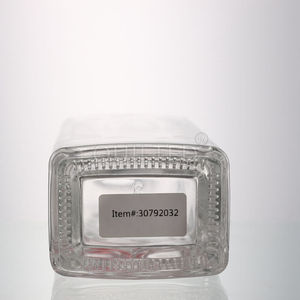 Carré <span class=keywords><strong>En</strong></span> Relief Créatif <span class=keywords><strong>En</strong></span> Gros Rectangulaire 700ml Super Flint Vodka Liqueur Bouteille Bouteilles De Whisky <span class=keywords><strong>En</strong></span> <span class=keywords><strong>Verre</strong></span> Avec Bouchon De Liège - Product Image 3