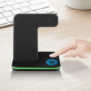 Nuevo cargador inalámbrico con diseño especial cargador inalámbrico Qi de carga de teléfono celular - Product Image 5