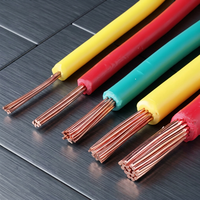 Cable Eléctrico de Cobre de un Solo Núcleo con Aislamiento de PVC H07V-K 450/750V para Suministro de Energía Doméstico e Industrial