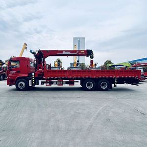 Grue montée sur camion Shacman 6x4 avec grue de levage à flèche en 5 sections Changwei de 12 tonnes pour la logistique, les travaux portuaires et les charges lourdes - Product Image 5