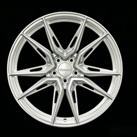 Velg Tempa Kustom 1-Piece 17-24 Inch Ringan Warna Perak 5x114.3 5x120 untuk Penumpang Tesla Model 3 BMW M2/M3/M4