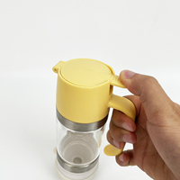Distributeur de miel 300 ml en verre transparent avec poignée, anti-goutte, pour cafés, restaurants et usage domestique