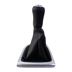 Renault Car Gear <b>Shift</b> <b>Knob</b> Leather 5-Speed Ergonomic With Dust Cover - Product Image 3