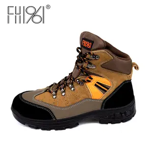 FH1961 Wholesale Price Rubber outsole Steel-Toe Safety Shoes With anti- smash Puncture-Resistant With Factory Prices