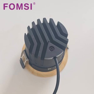 FOMSI LED 12W <span class=keywords><strong>Spot</strong></span> encastré rond anti-éblouissement en aluminium pour plafond intérieur et éclairage mural - Product Image 6