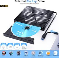 Factory Price Blu-ray Mobile Optical Drive Computer DVD Burner USB3.0 3.1 Blu-ray External Optical Drive With PC Desktop