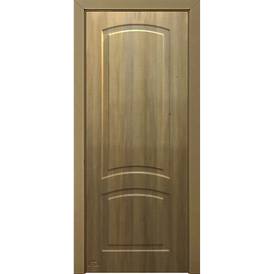 Conception de porte moderne en MDF 3D Livraison rapide pour OEM/ODM Surface finie Porte en bois pour appartement Fabriquée au Vietnam - Product Image 1