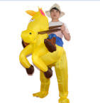 Disfraz Inflable de Caballo para Niños, Divertido Disfraz de Animal para Fiestas de Halloween y Navidad 2026 - Product Image 6