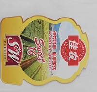 Op maat gemaakte fruitstickers voor supermarkten, groentewinkels, groothandel etiketten met logo voor vers fruitverpakkingen