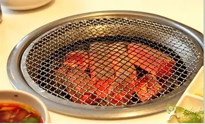 Commercial Japanese Korean Restaurant Indoor Downward Exhausing Charcoal Barbecue BBQ Grills