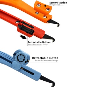 Herramienta OEM personalizable para quitar empuñaduras de golf, cuchillo multiusos de acero al carbono con cuchillas de gancho para reparación de golf - Product Image 4