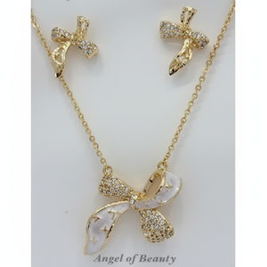 Seducente due pezzi Set di gioielli da sposa e raffinati rame squisito per il fascino unico in ogni occasione - Product Image 1