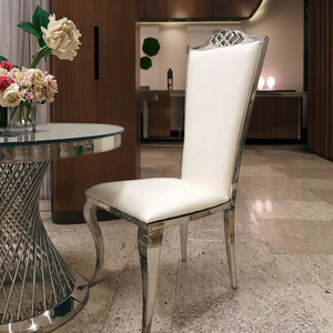 New Style <strong>Silver</strong> Diamond Wedding Dining <strong>Chair</strong> - Product Image 2