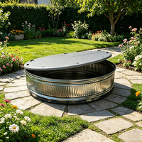 Couverture de piscine gonflable ronde sur mesure en Drop Stitch pour bassin, avec lames de couverture