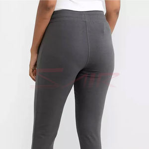 Leggings de sport décontractés pour femmes taille élastique pantalon de Jogging personnalisé poches de Style avant plat pour l'exercice d'hiver Style Streetwear - Product Image 5